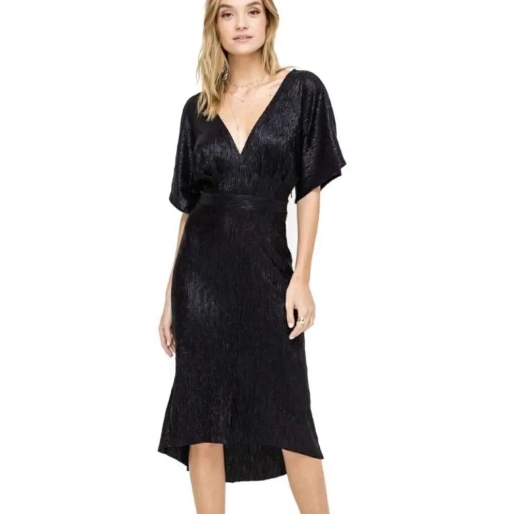 ASTR The Label Dress High Low Hem Black Cocktail Party Dress Black Women’s XS